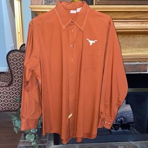Longhorns UT Austin long sleeved dress shirt. University Co-Op Campus Wear. EUC!
